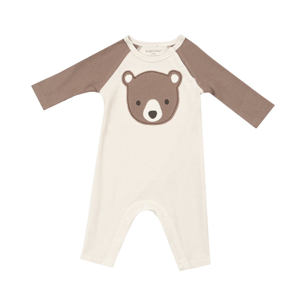 Raglan Romper- Baby Bear Applique