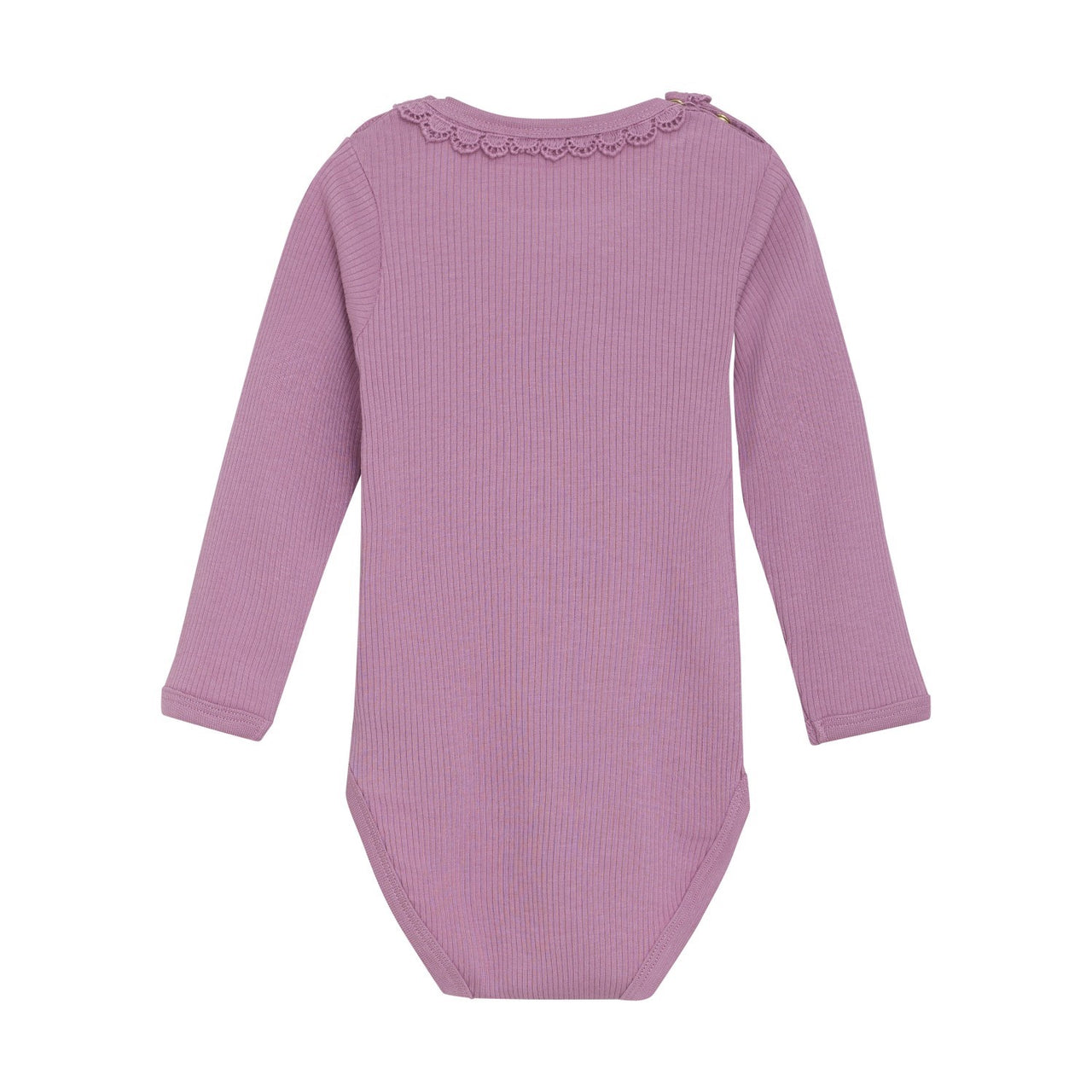 Mauve Orchid Ribbed Bodysuit