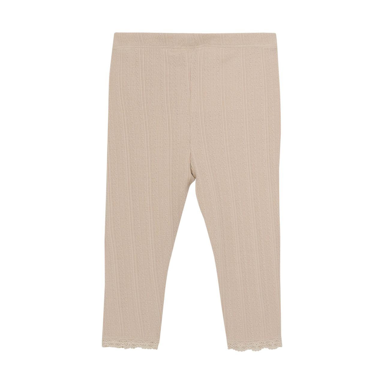 French Oak Pointelle Baby Leggings