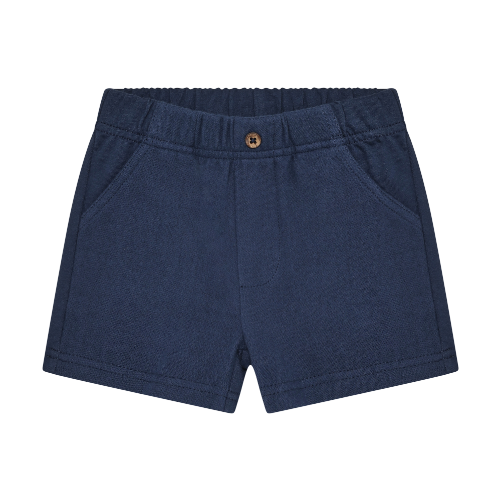 Deep Blue Muslin Shorts