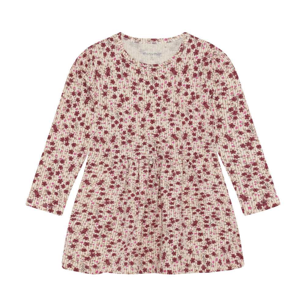 Long Sleeve Floral Dress- Seedpearl