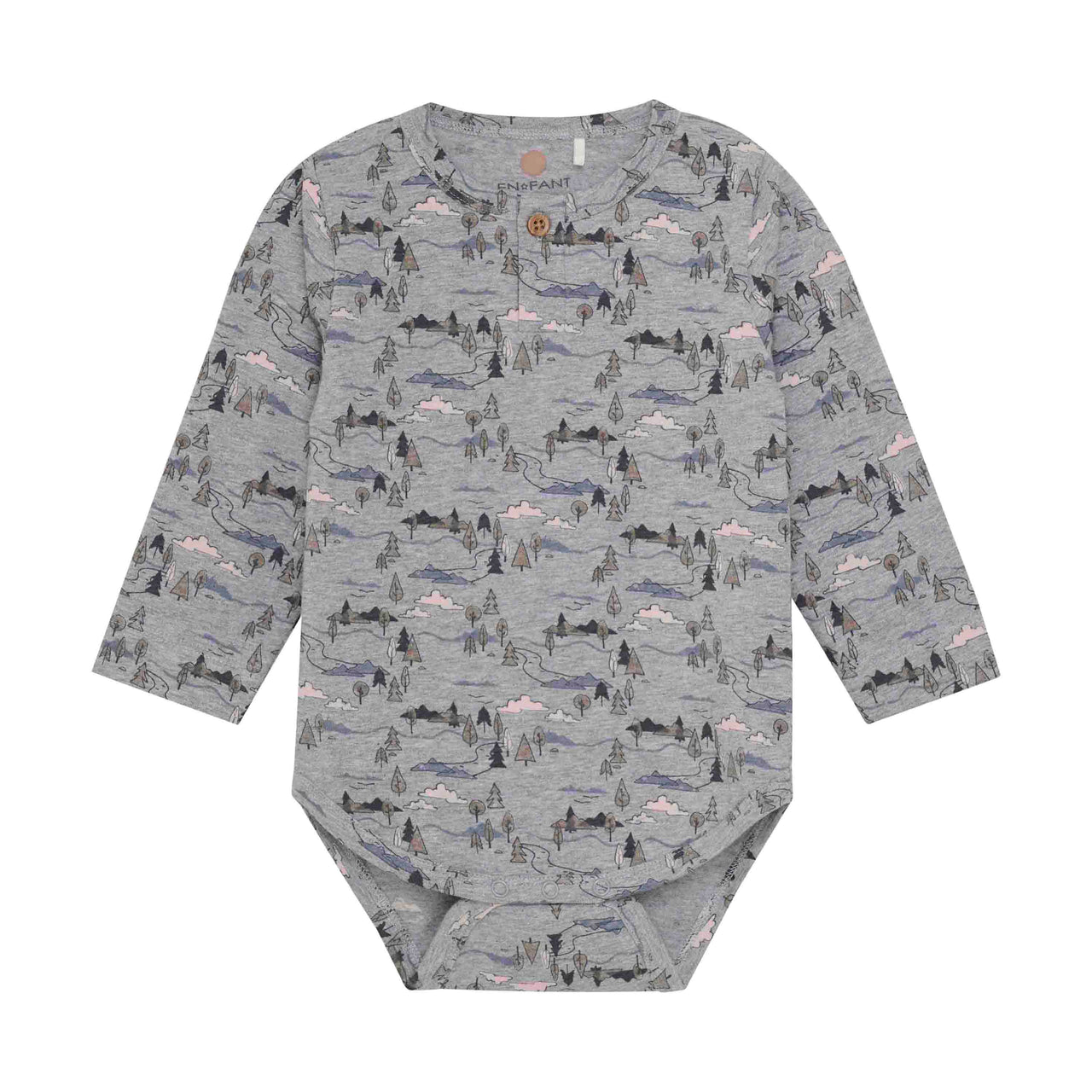Light Grey Mountain Bodysuit