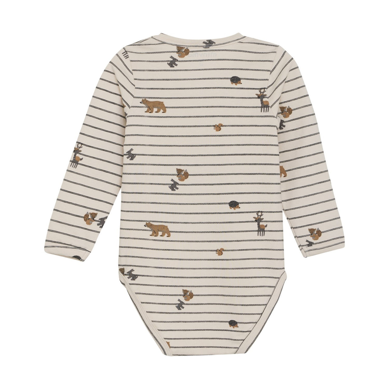 Long Sleeve Striped Animal Bodysuit