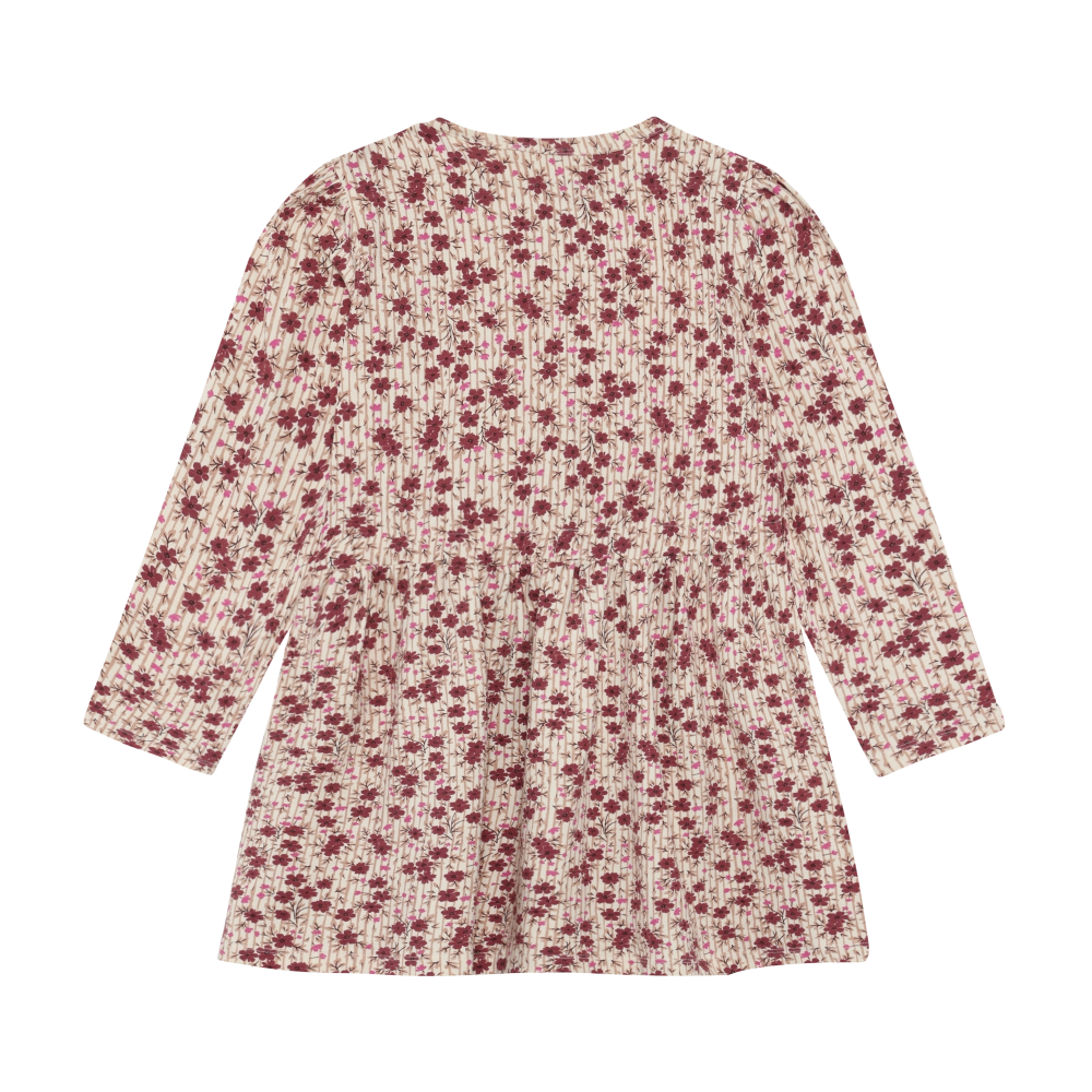 Long Sleeve Floral Dress- Seedpearl