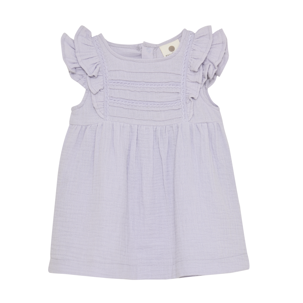 Purple Heather Muslin Dress