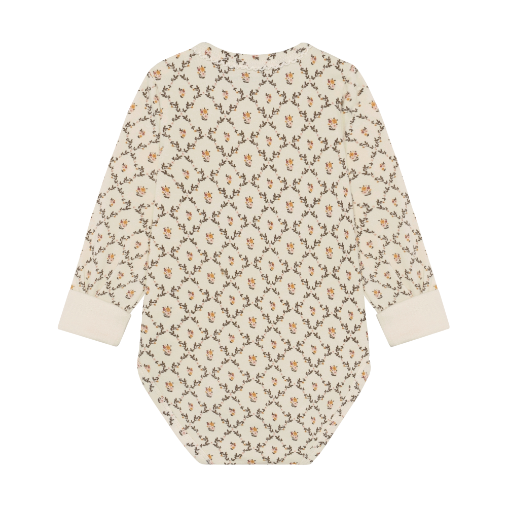 Long Sleeve Bodysuit- Seedpearl
