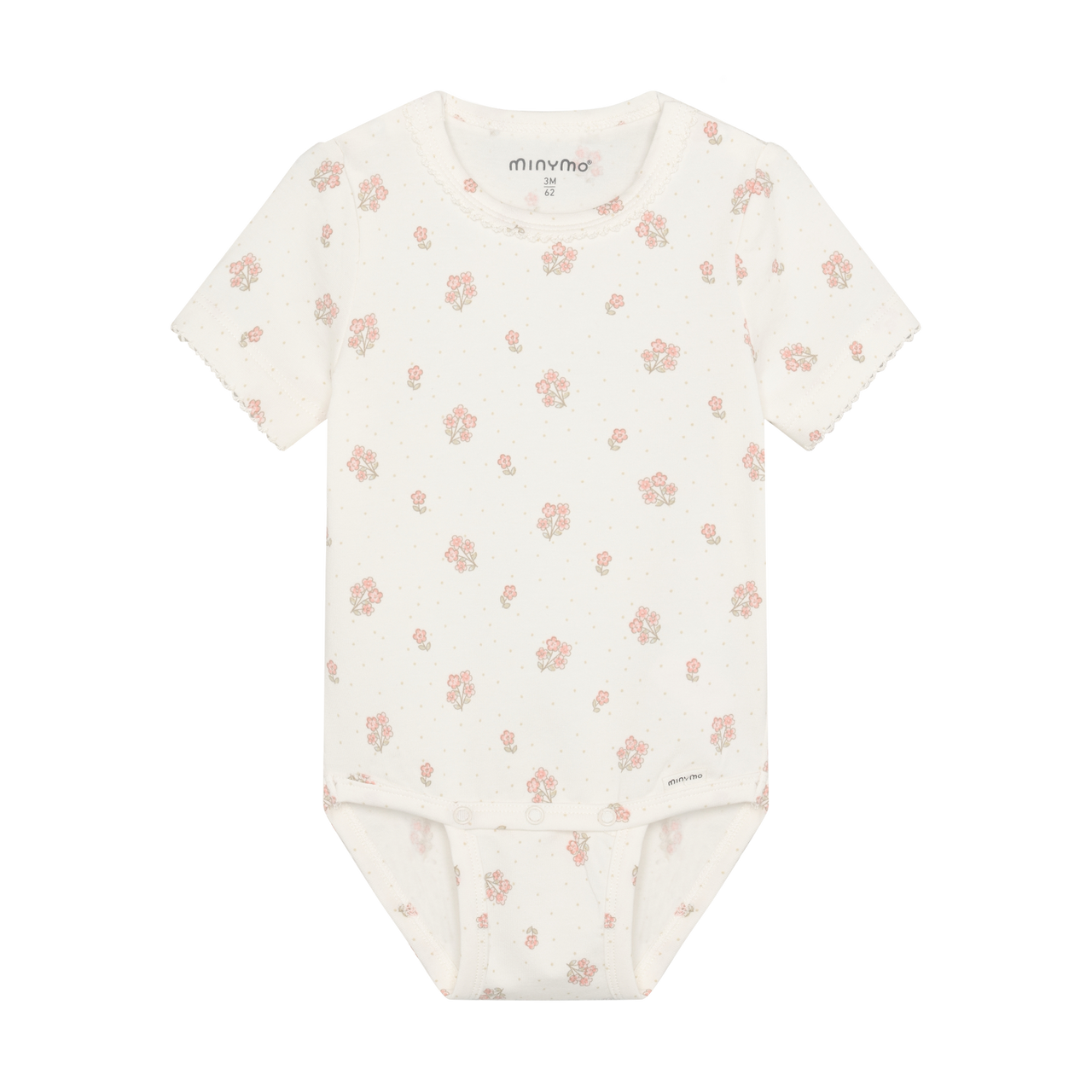 Short Sleeve Bodysuit- Vanilla Ice Floral