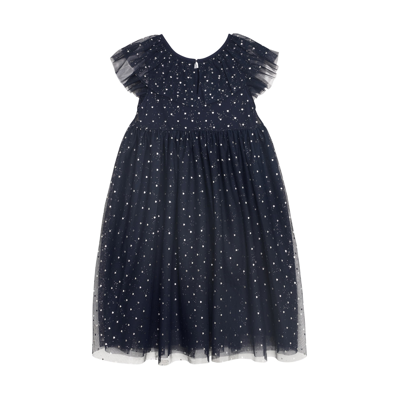Black Iris Tulle Dress