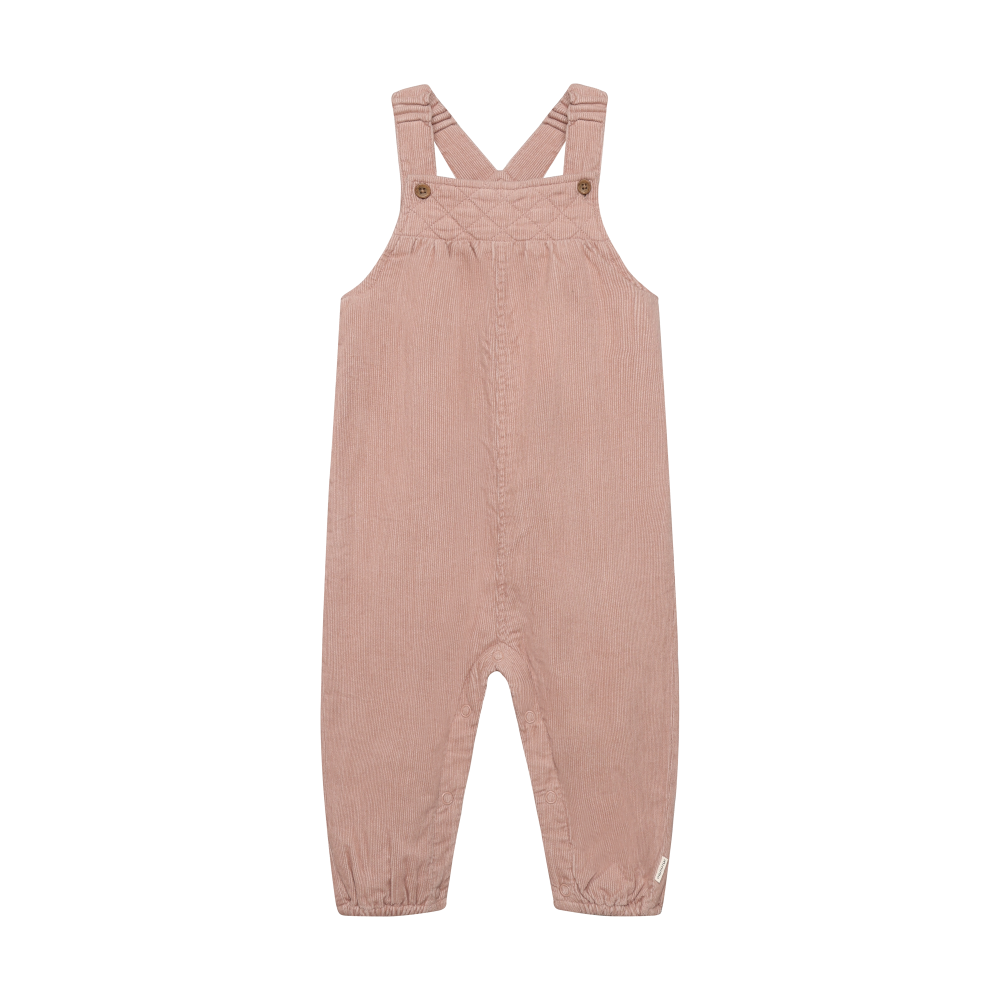 Corduroy Overalls- Fawn