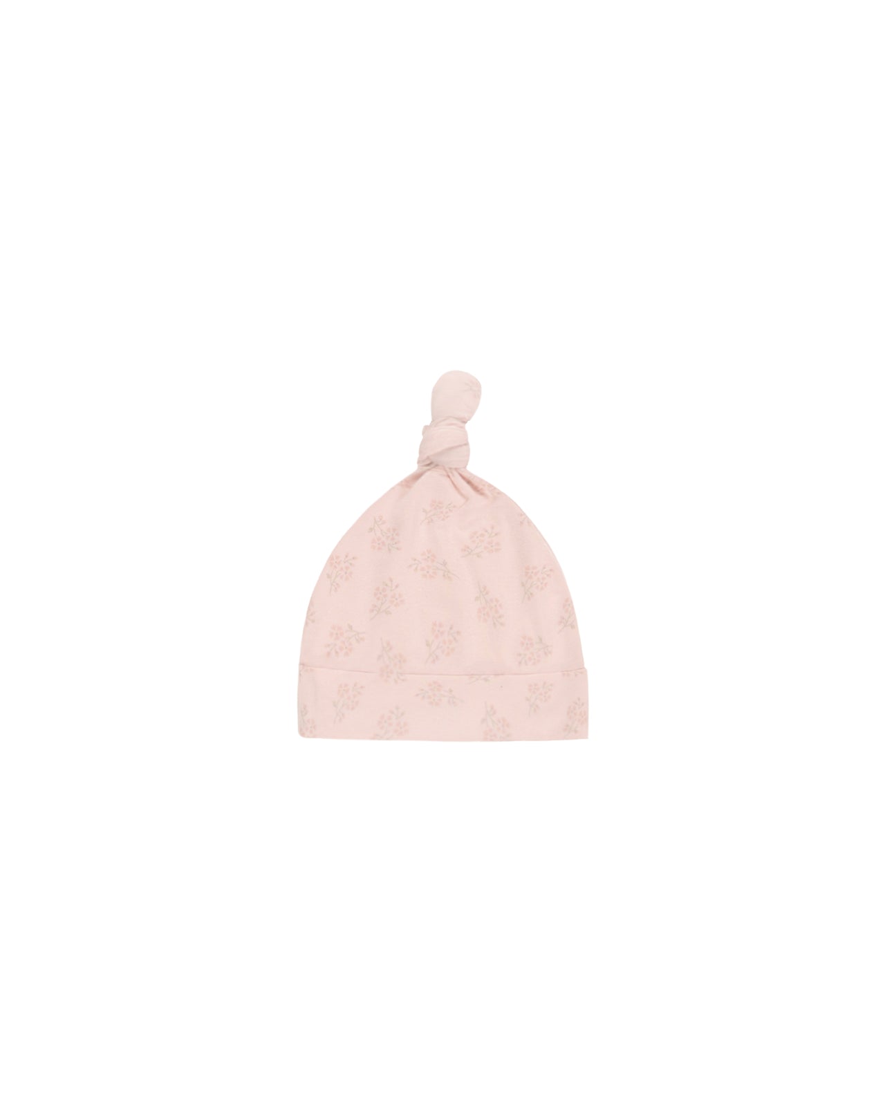 Pink Blossom Knotted Baby Hat