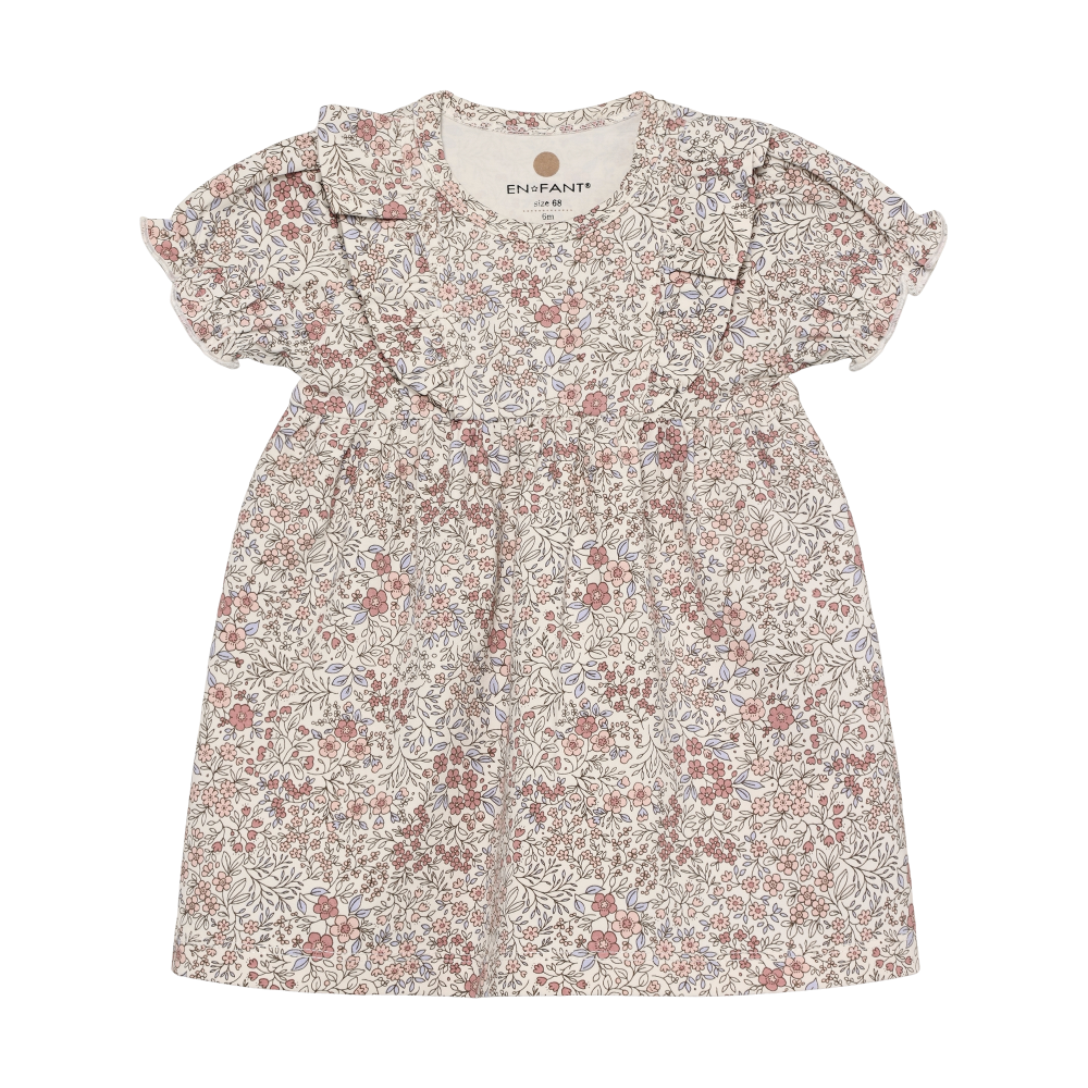 Light Wash Floral Dress