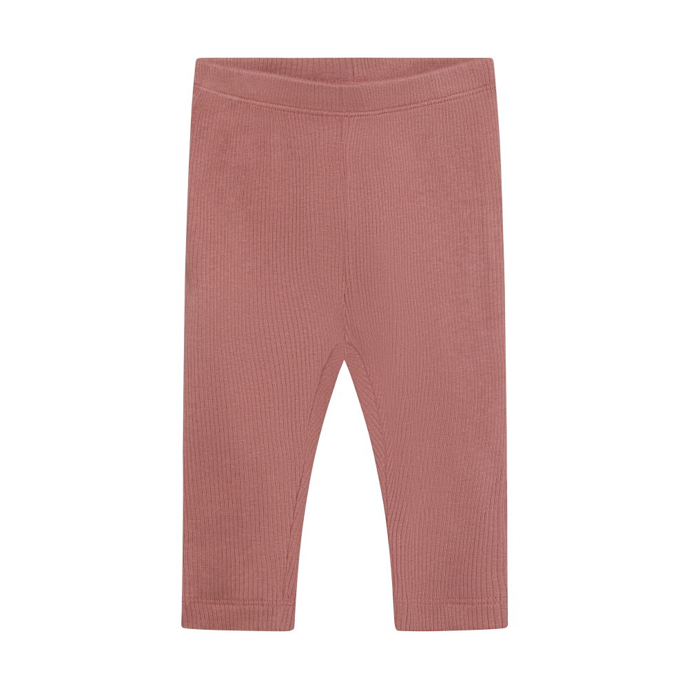 Ribbed Leggings- Burlwood