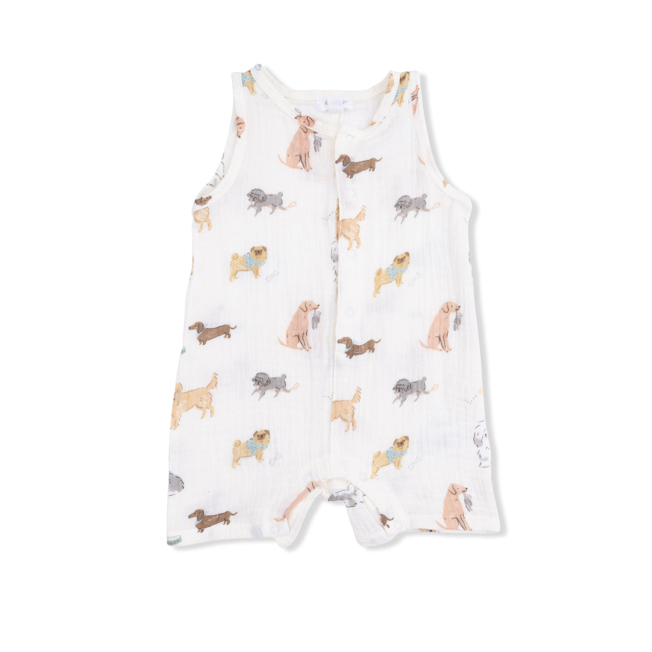 Awesome Dogs Sleeveless Shortie Romper