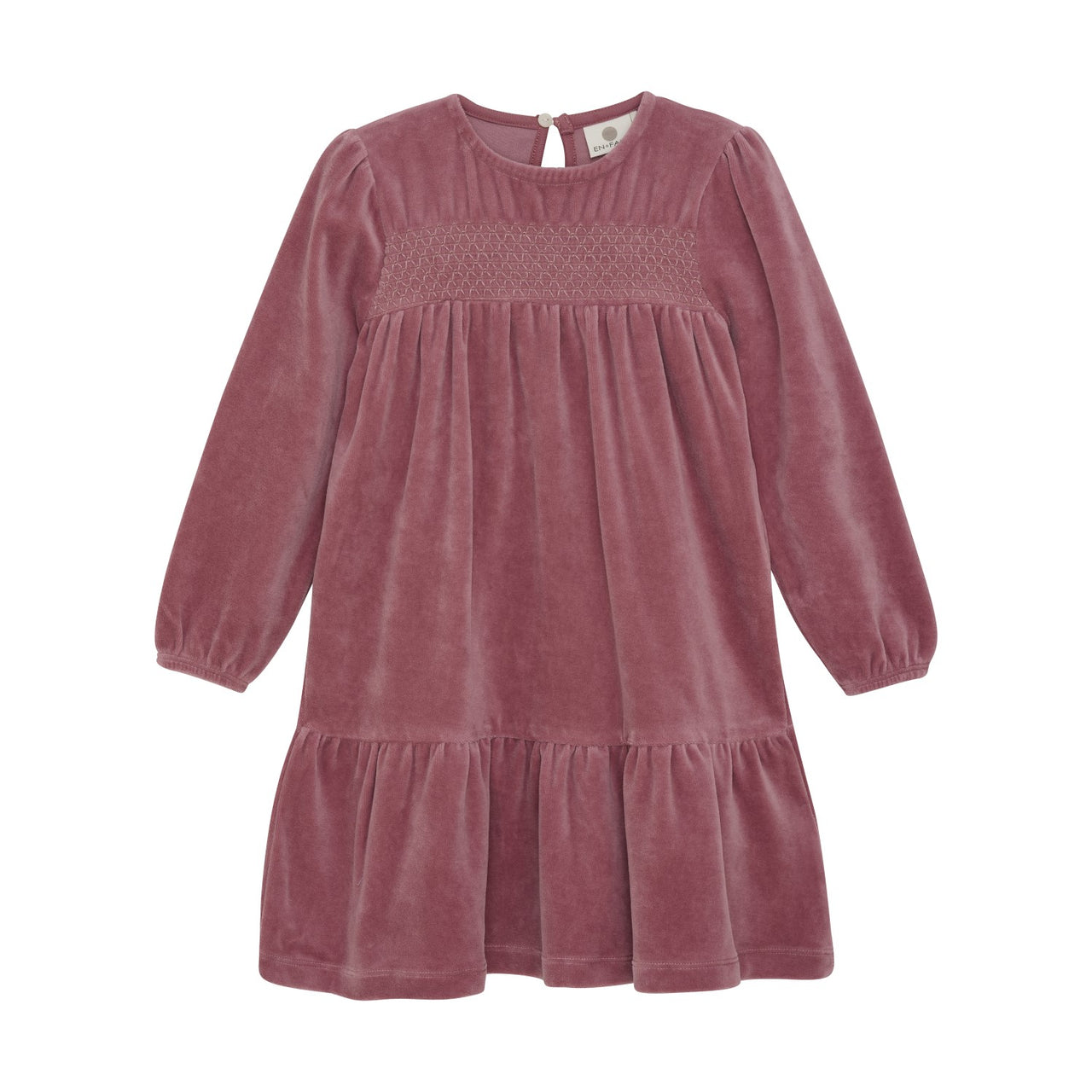 Nostalgia Rose Velour Dress