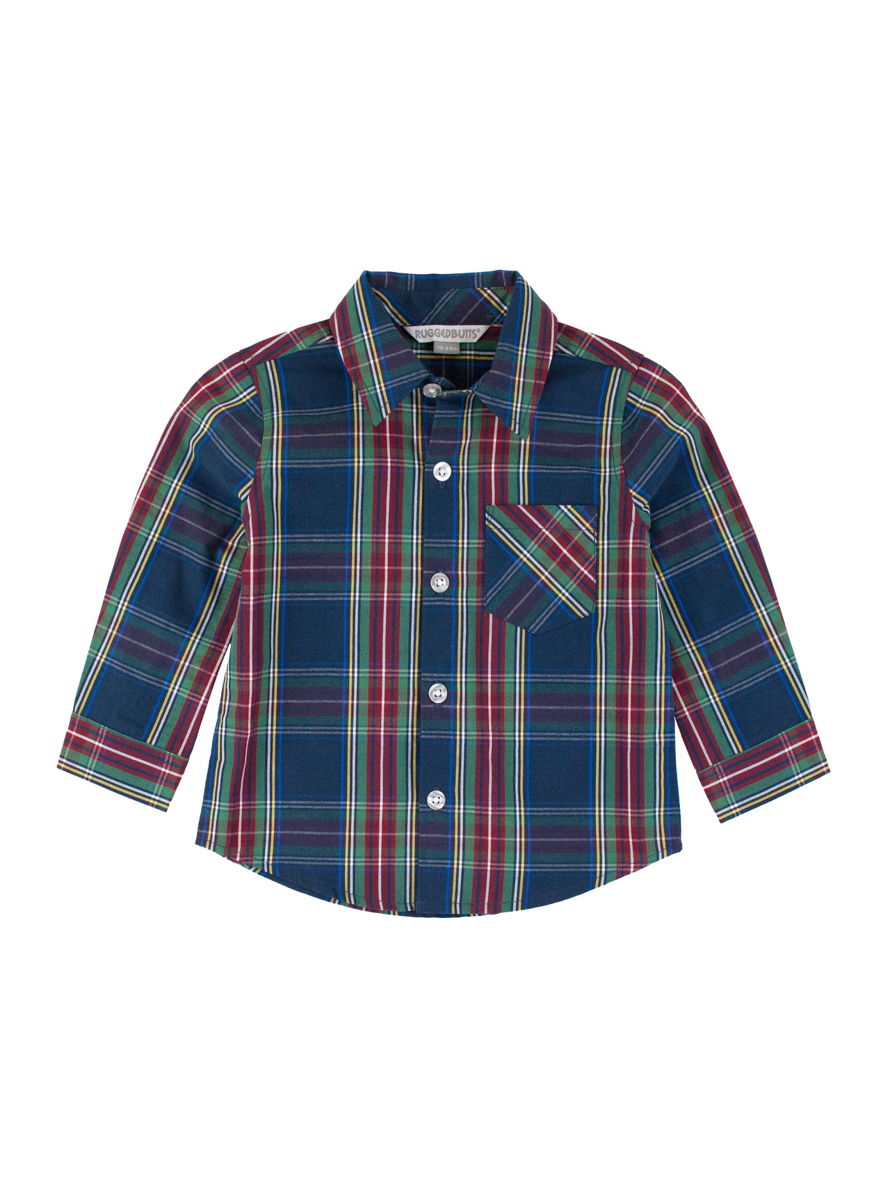 Winter Nights Plaid Button Down Shirt