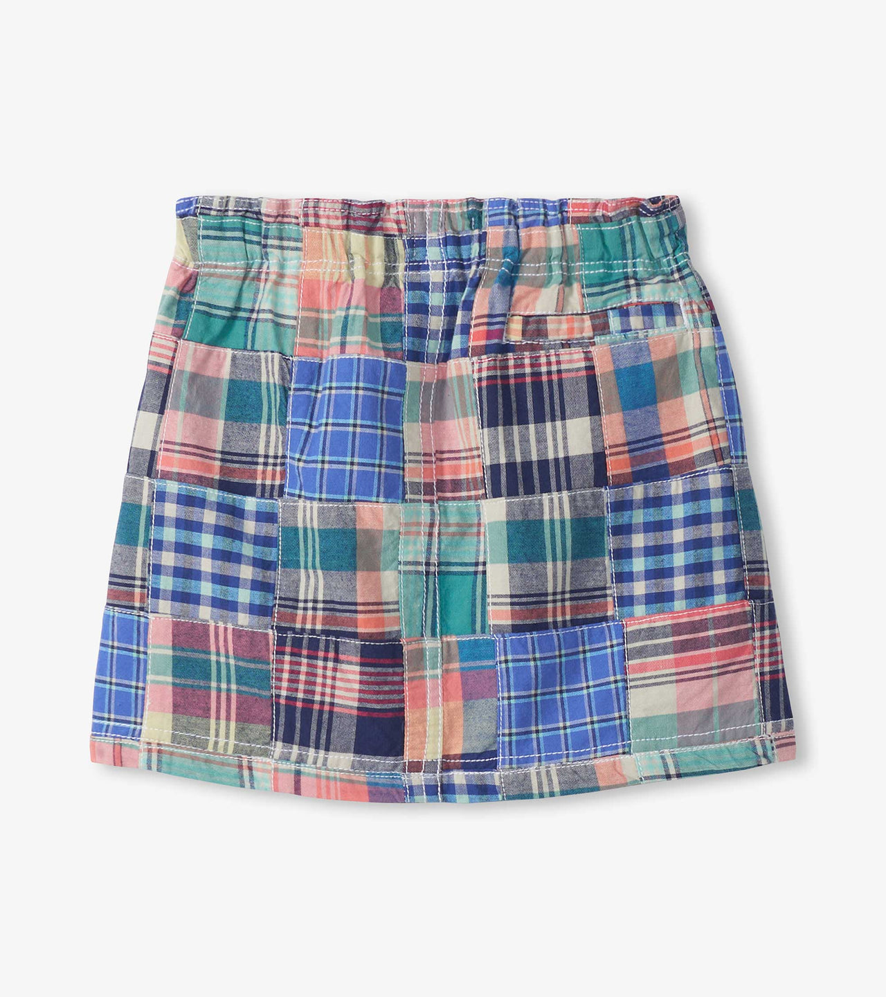 Vintage Summer Madras Woven Skirt