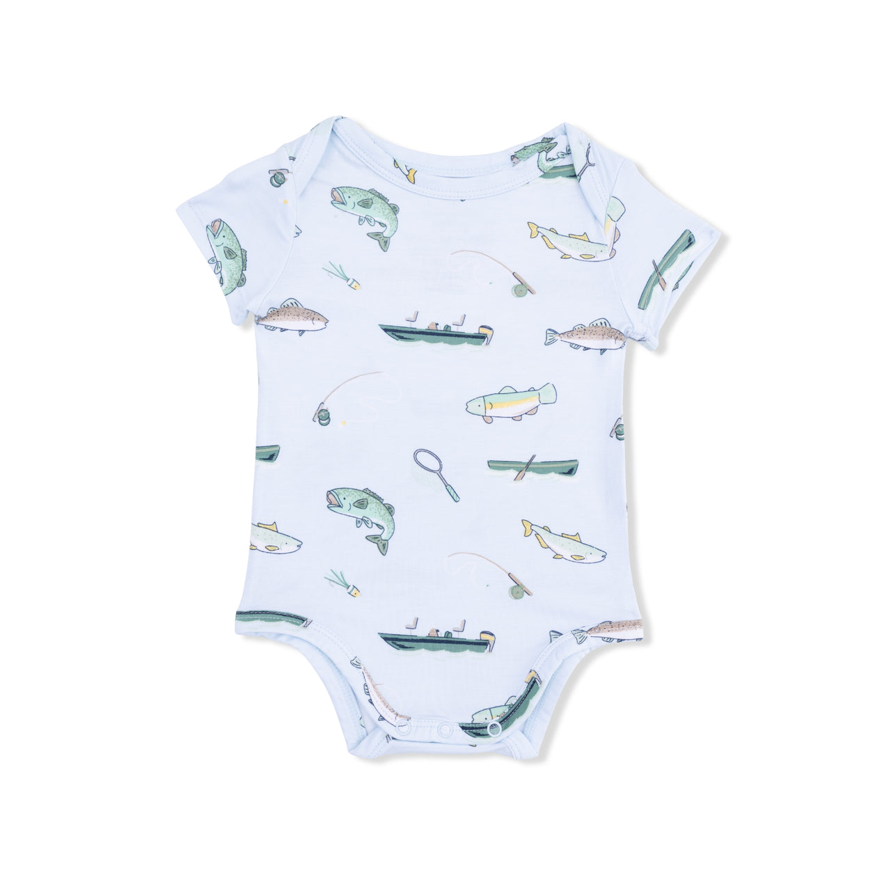 Fishing Short Sleeve Bodysuit