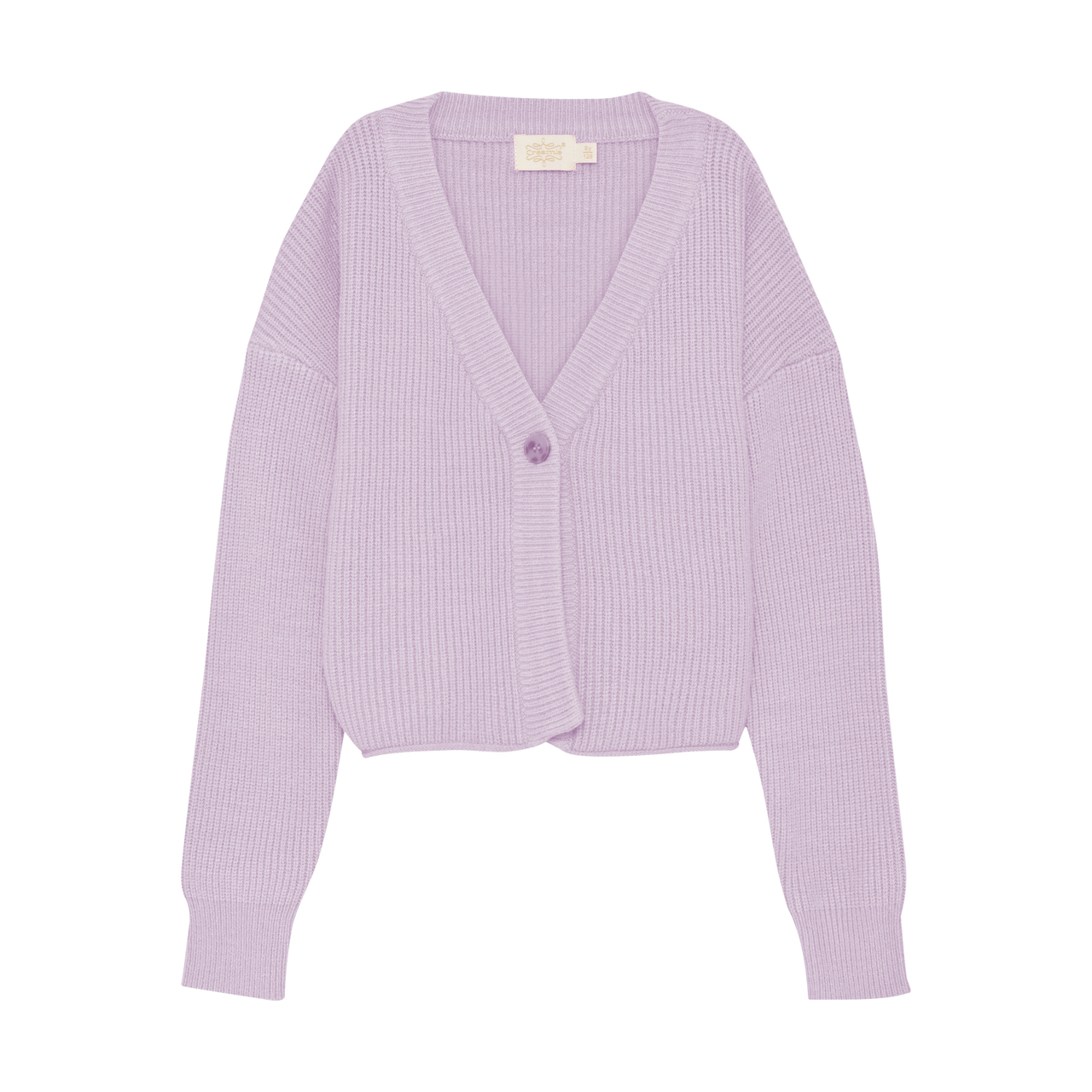 Lavender Frost Knit Cardigan