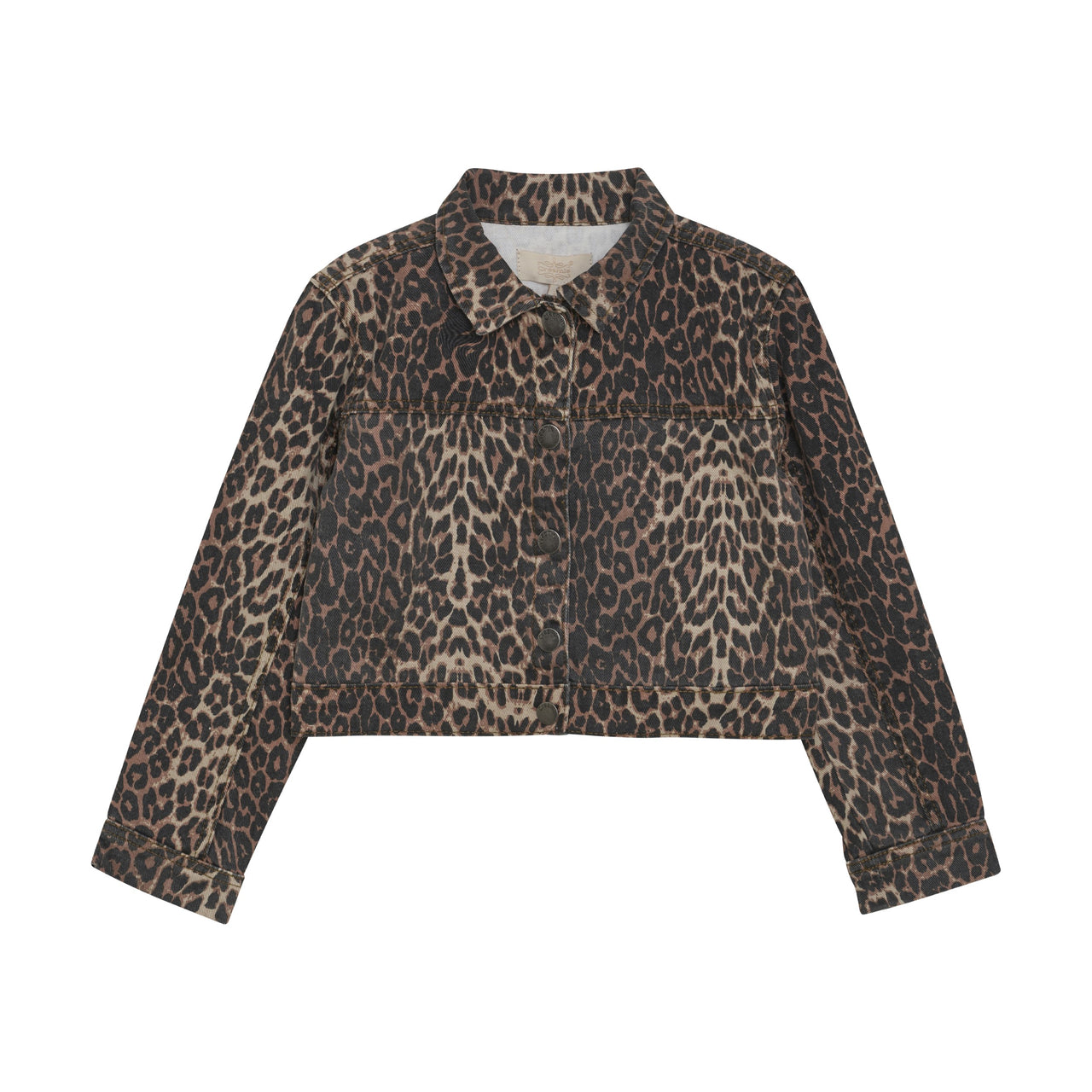 Leopard Denim Jacket