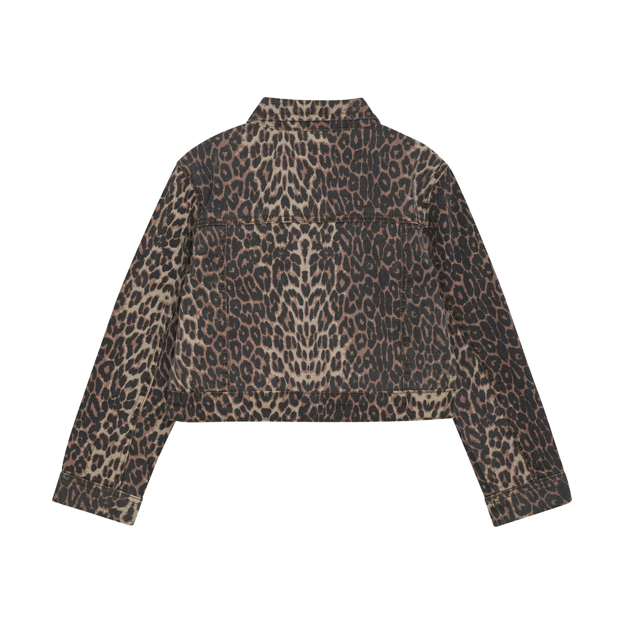 Leopard Denim Jacket