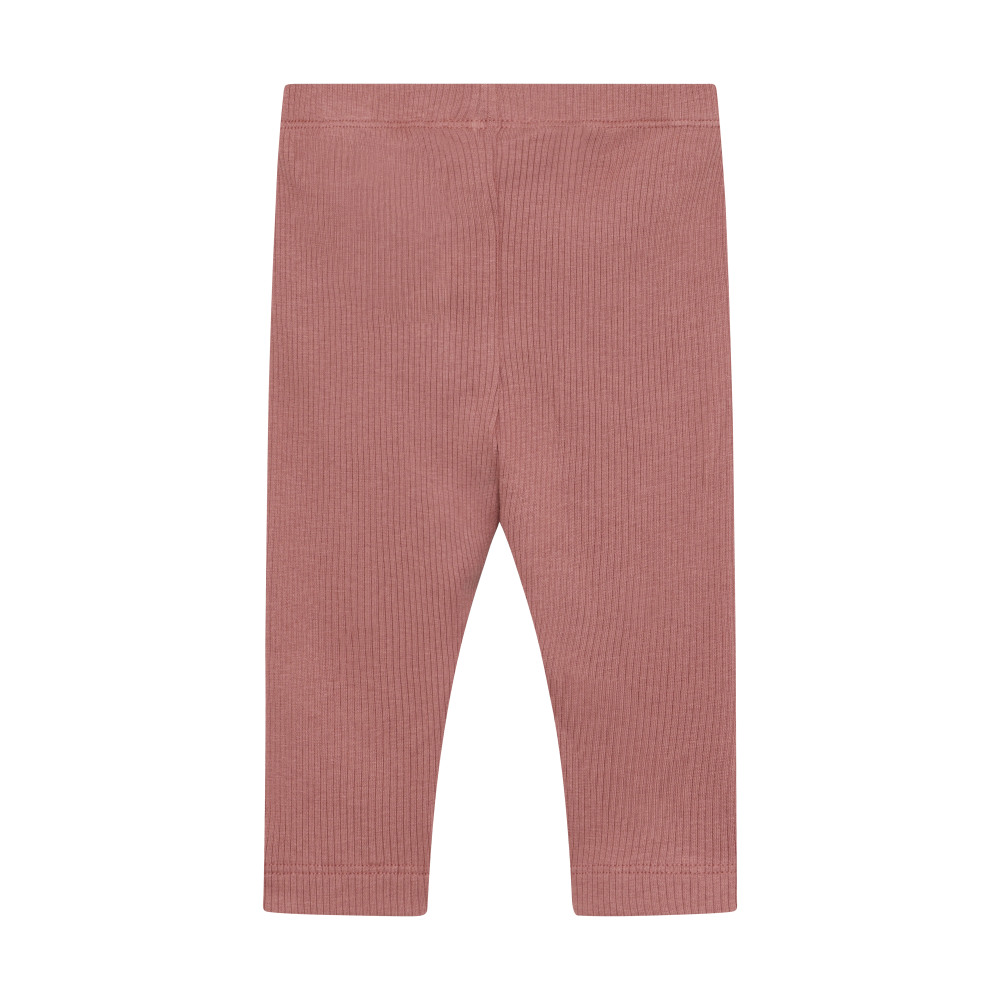 Ribbed Leggings- Burlwood