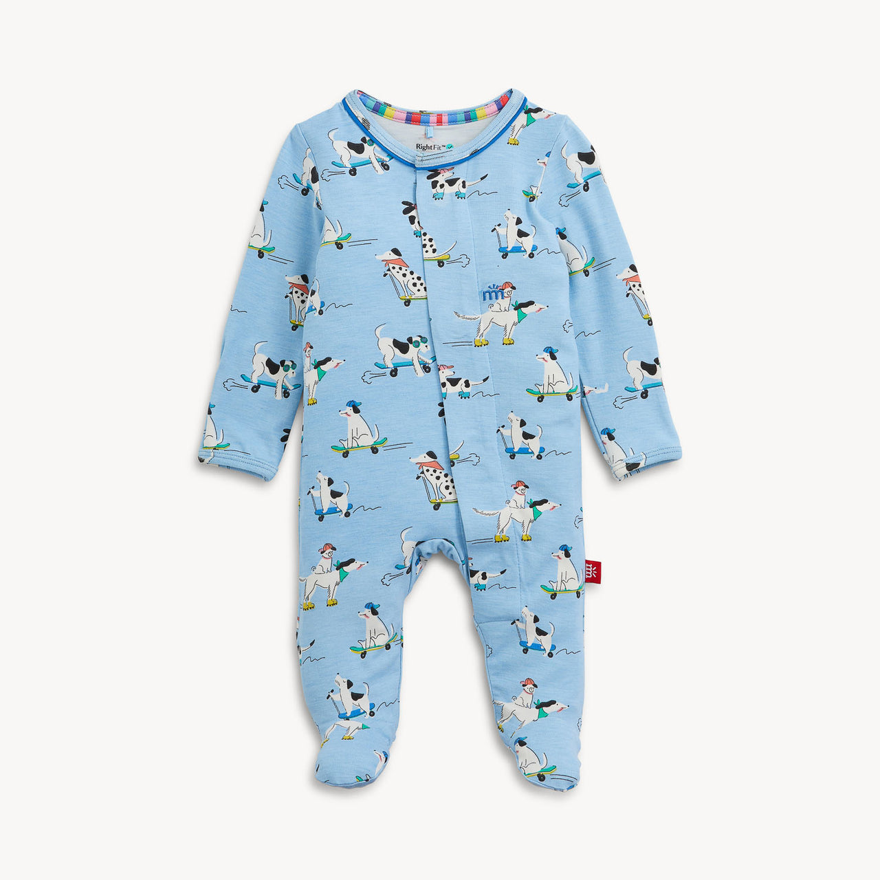 Magnetic Right Fit Footie- Ruff Riders