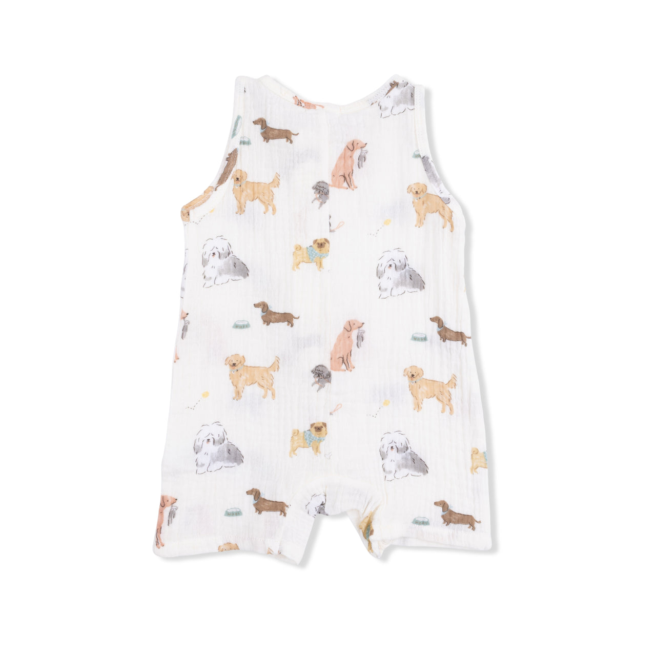 Awesome Dogs Sleeveless Shortie Romper