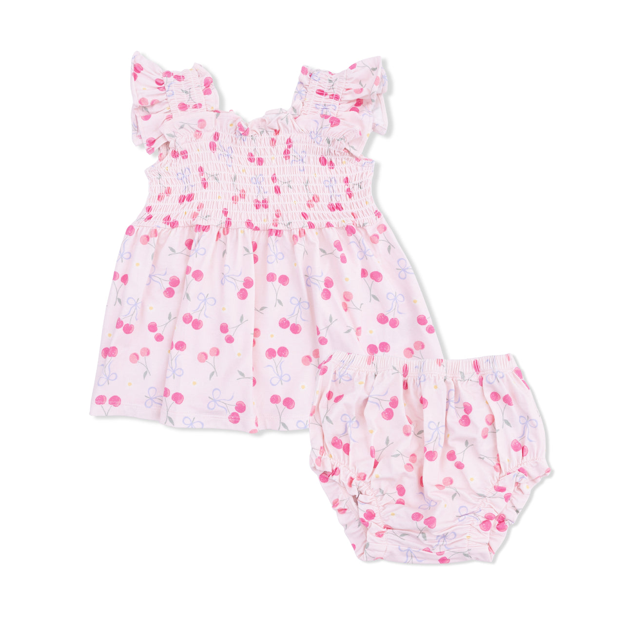 Sweet Bow Cherries Baby Doll Tunic & Bloomer Set