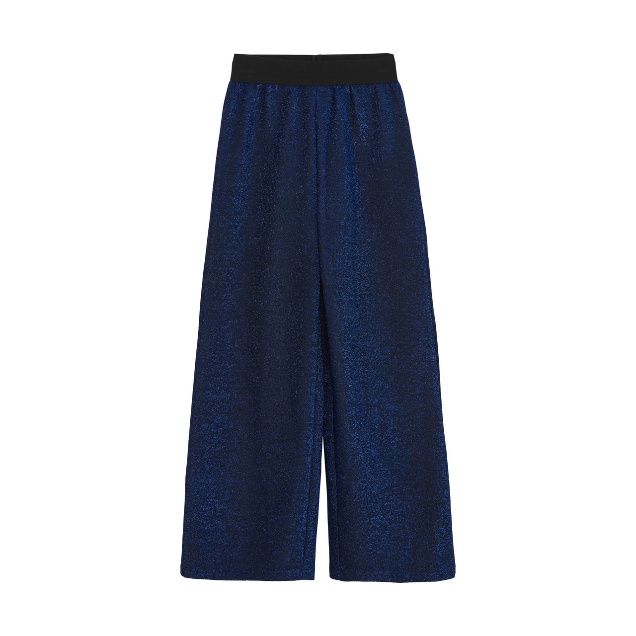 Blue Quartz Glitter Wide Leg Pants