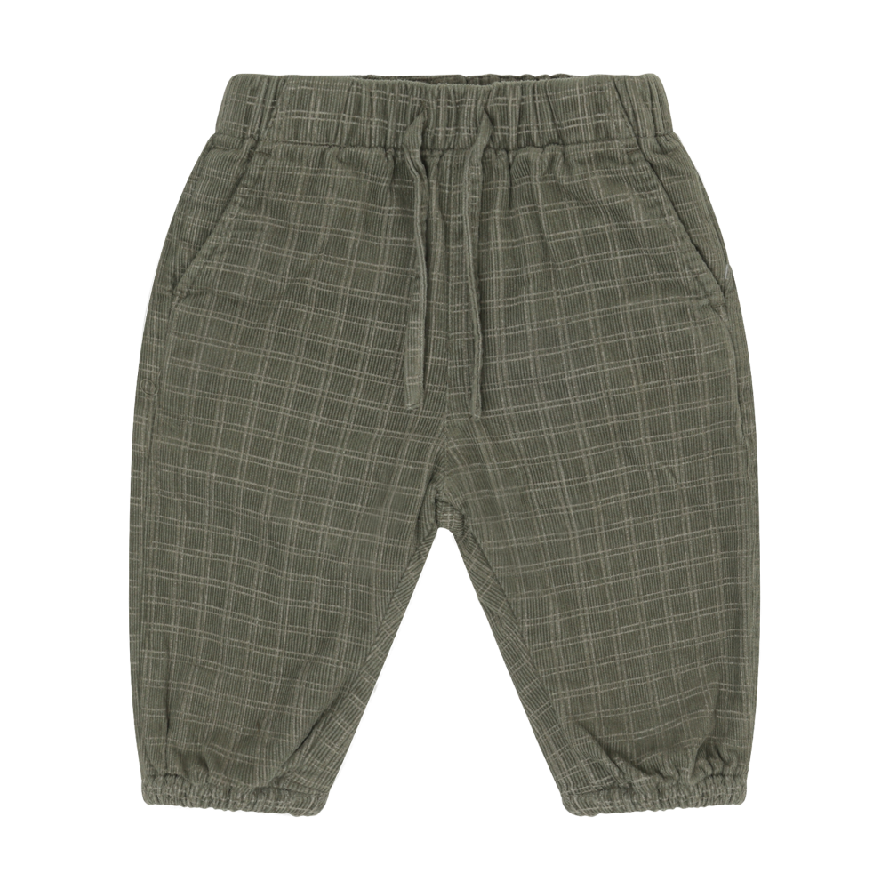 Patterned Corduroy Pants- Beetle