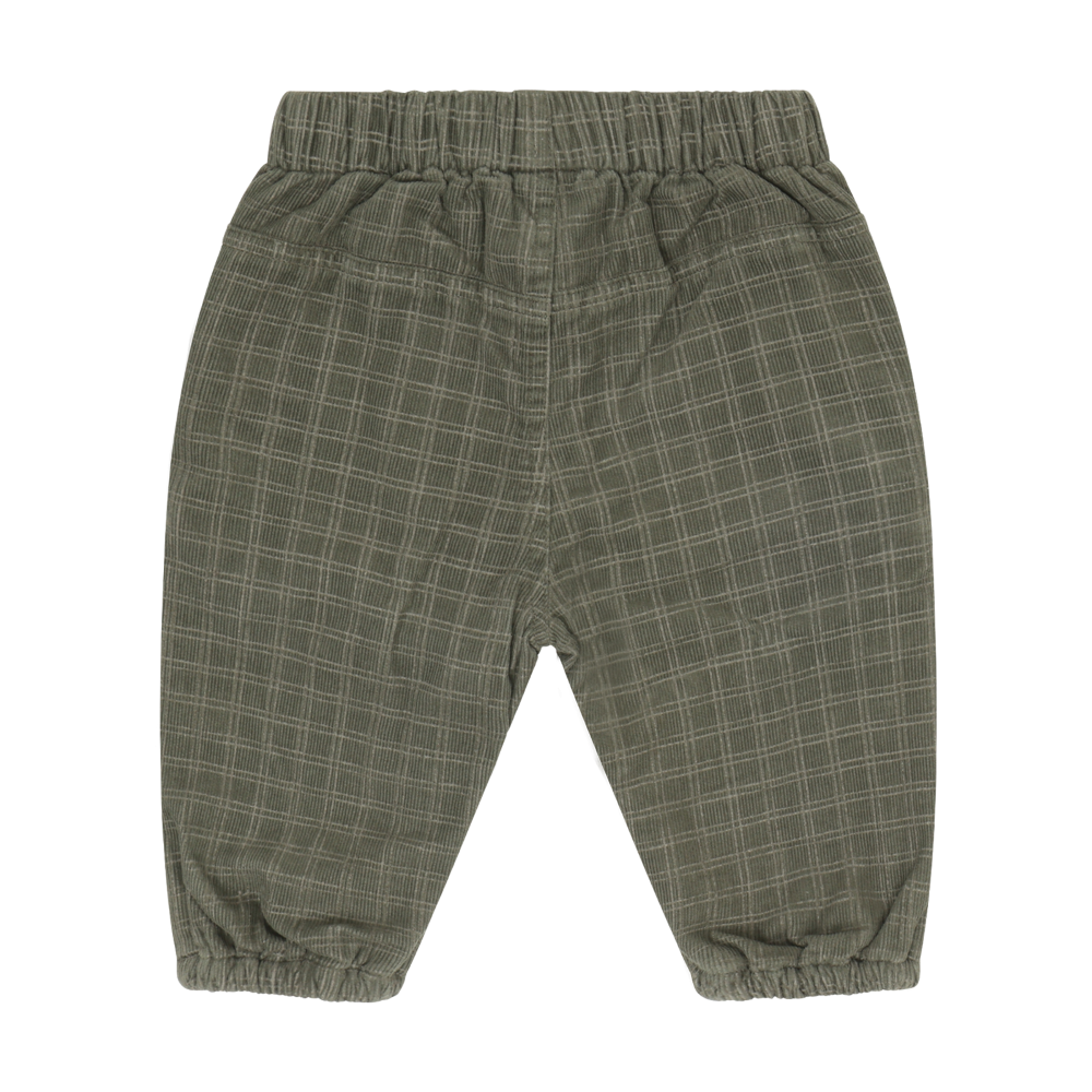 Patterned Corduroy Pants- Beetle