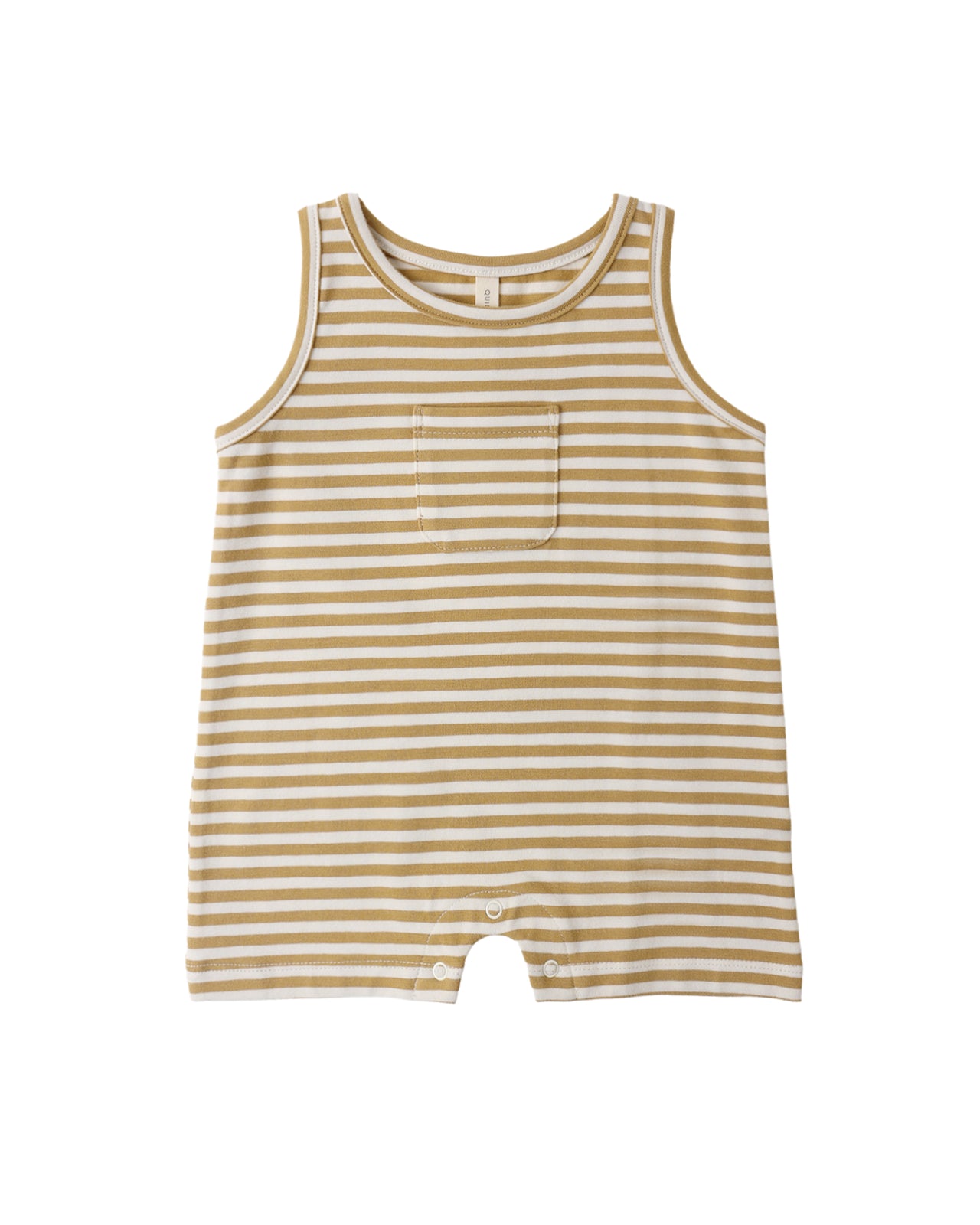 Sleeveless One Piece - Honey Stripe
