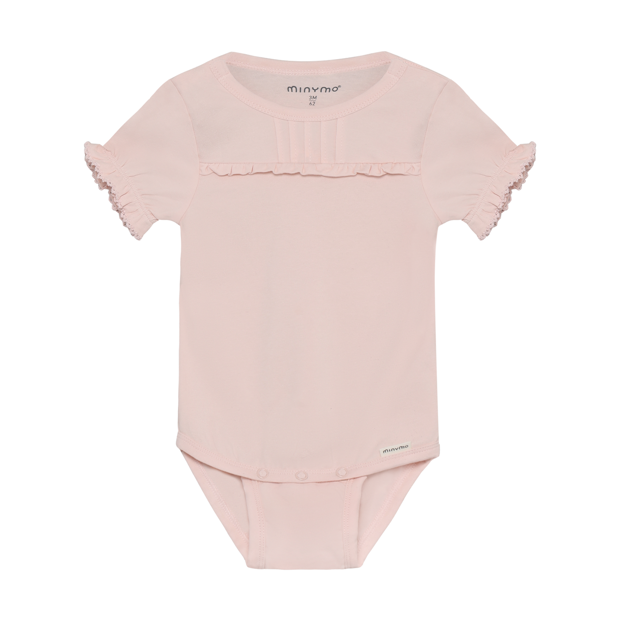 Short Sleeve Bodysuit- Peach Blush