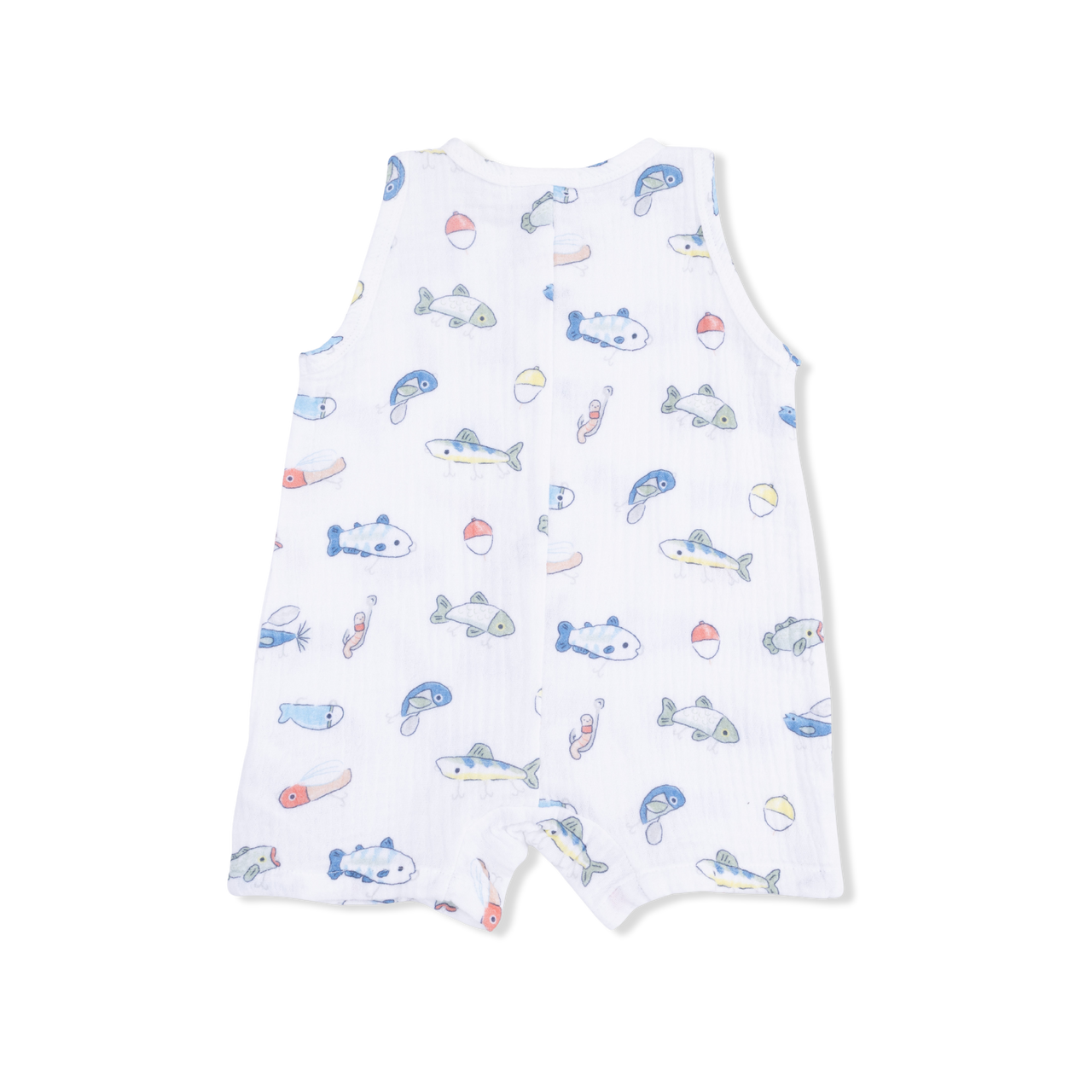 Fishing Lures Sleeveless Shortie Romper