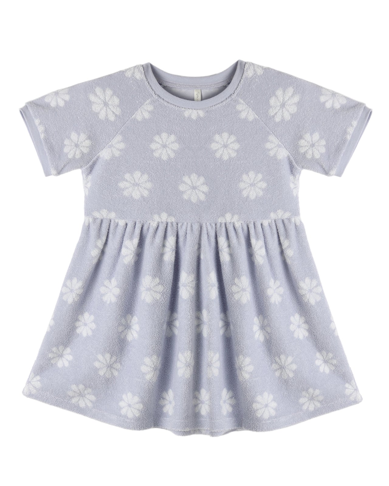 Periwinkle Daisy Raglan Dress