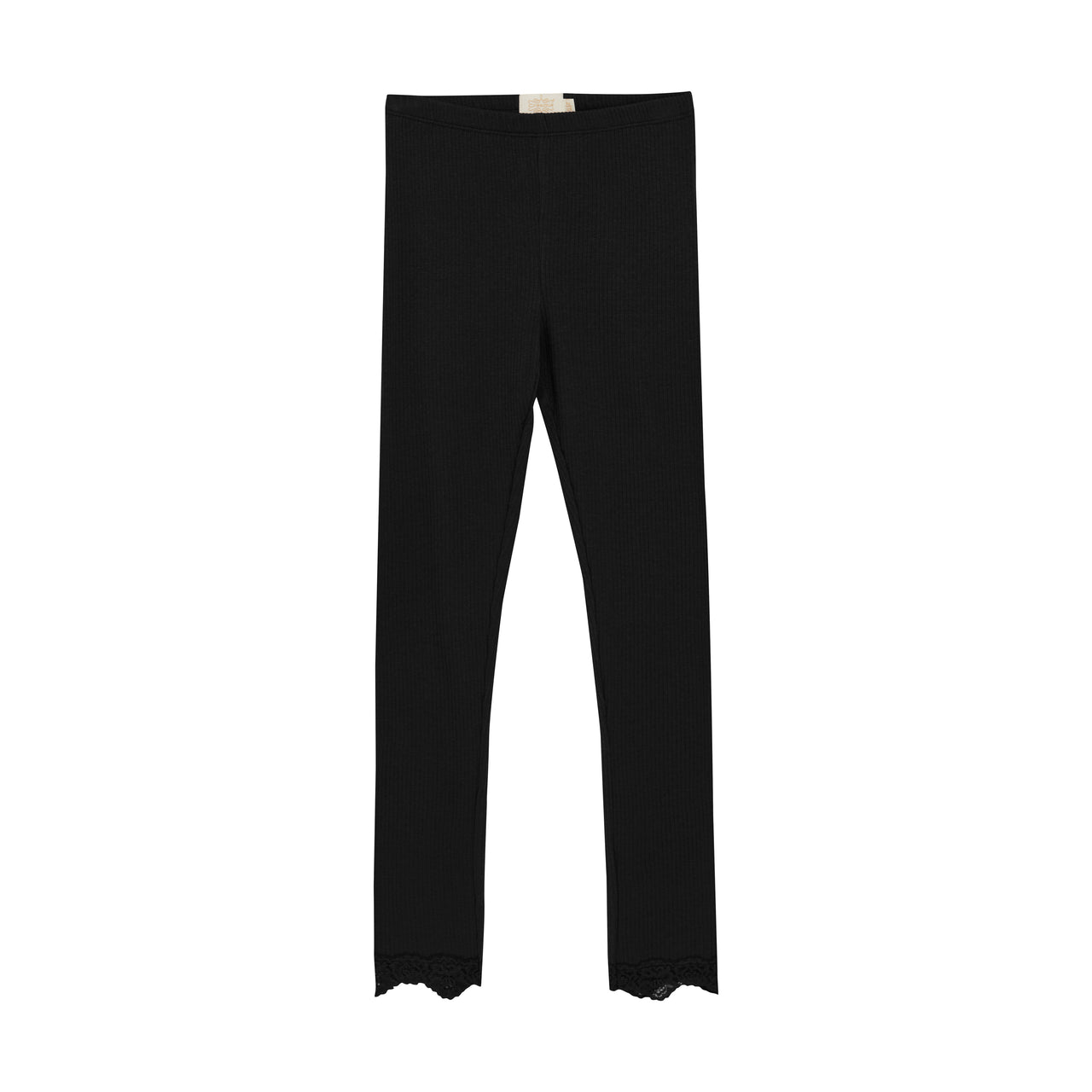 Black Ribbed Legging