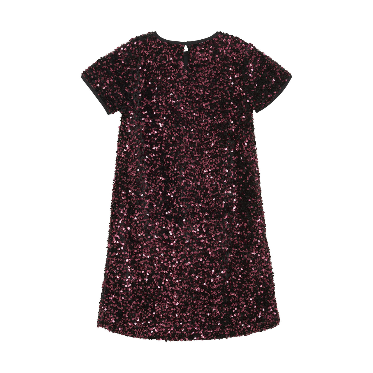 Vineyard Wine Velour Sequin Dress