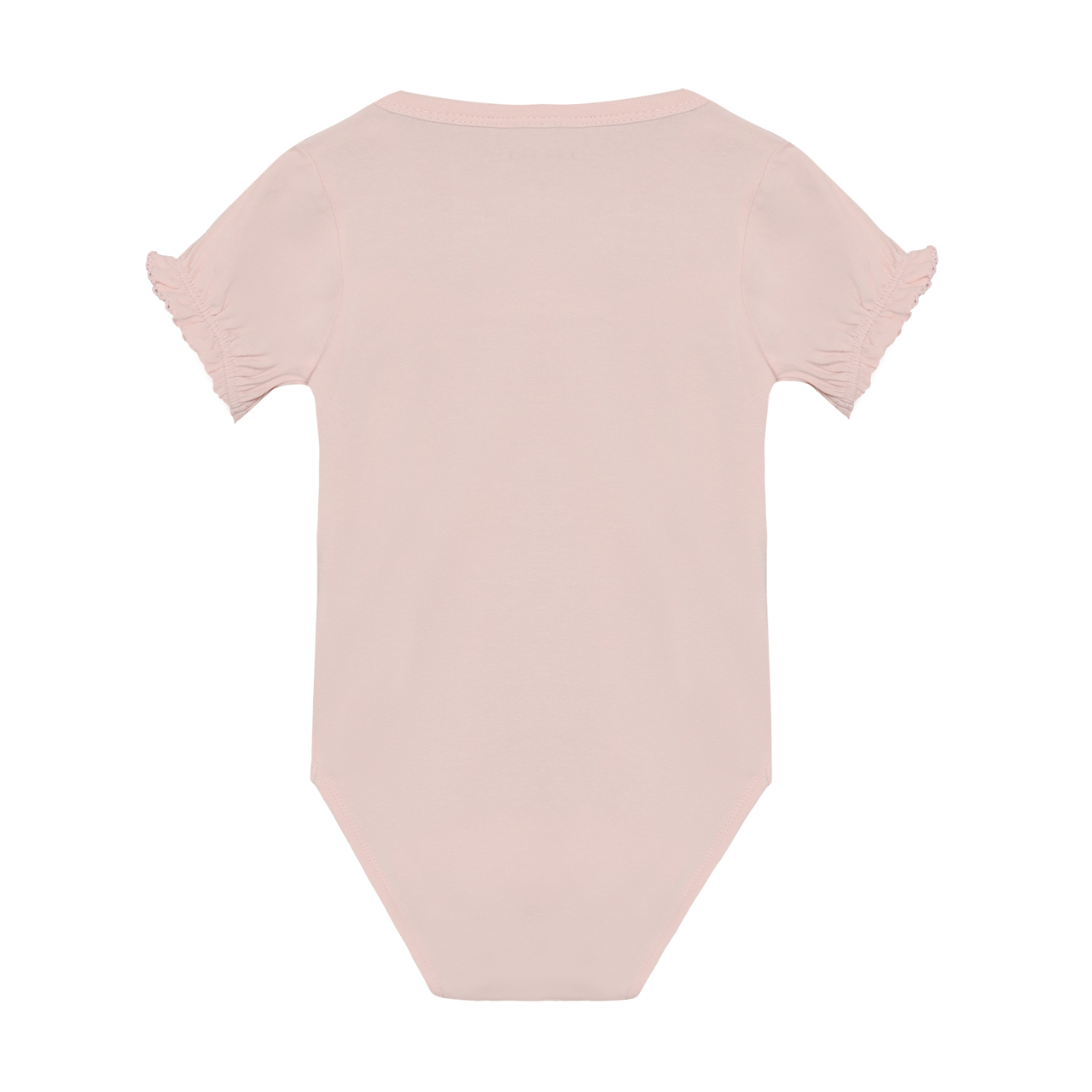 Short Sleeve Bodysuit- Peach Blush