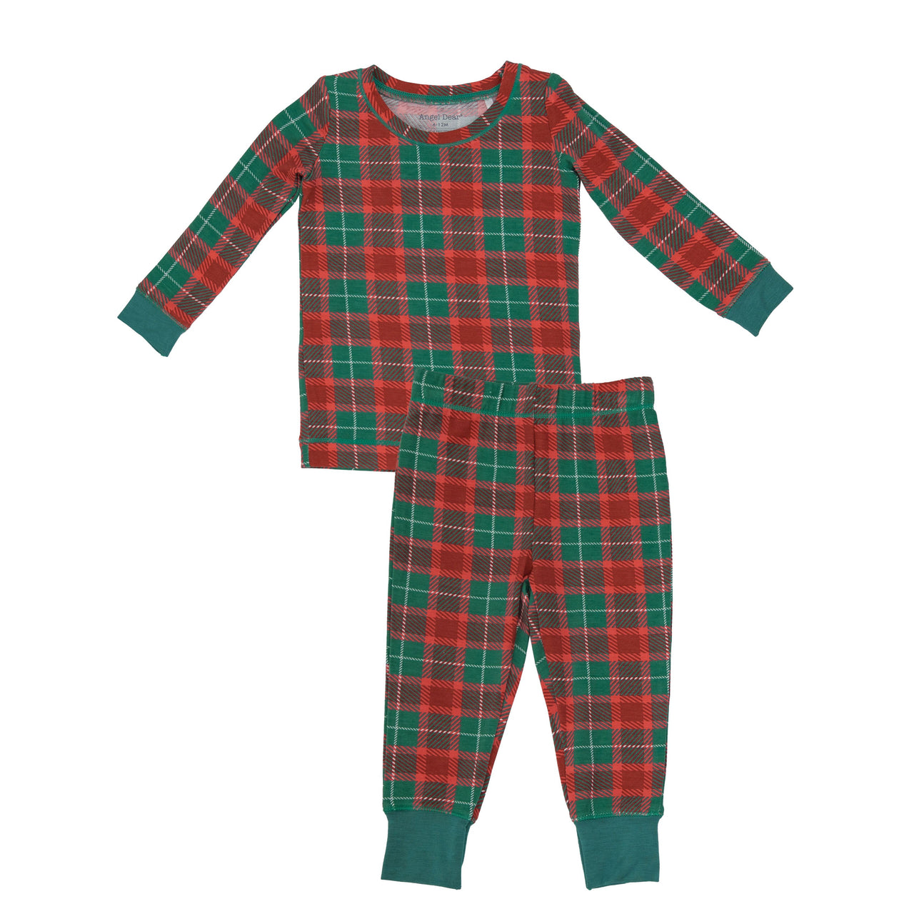 Long Sleeve Pajama Set- Holiday Plaid