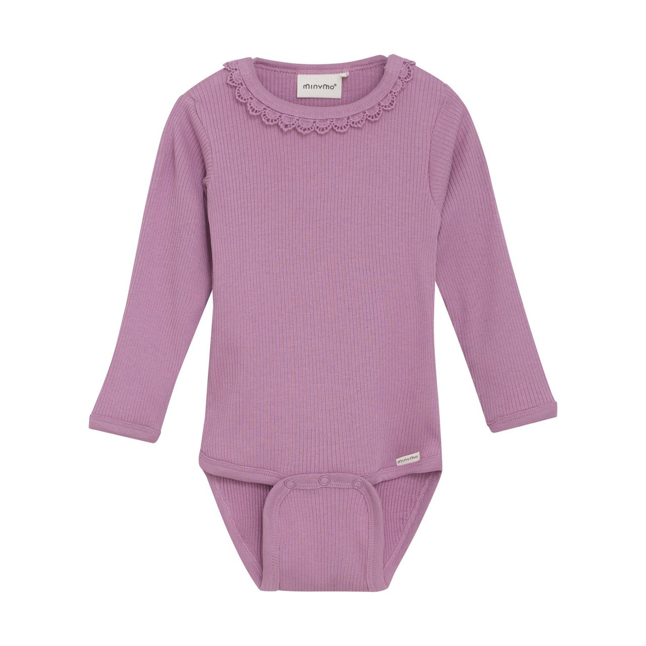 Mauve Orchid Ribbed Bodysuit