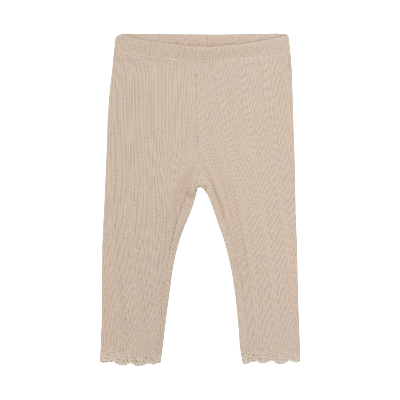 French Oak Pointelle Baby Leggings