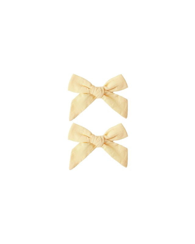 Lemon Set of 2 Bows