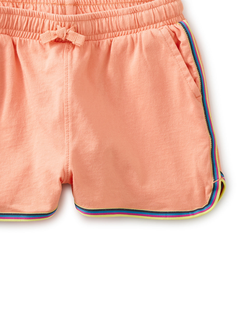 Rainbow Stripe Track Shorts