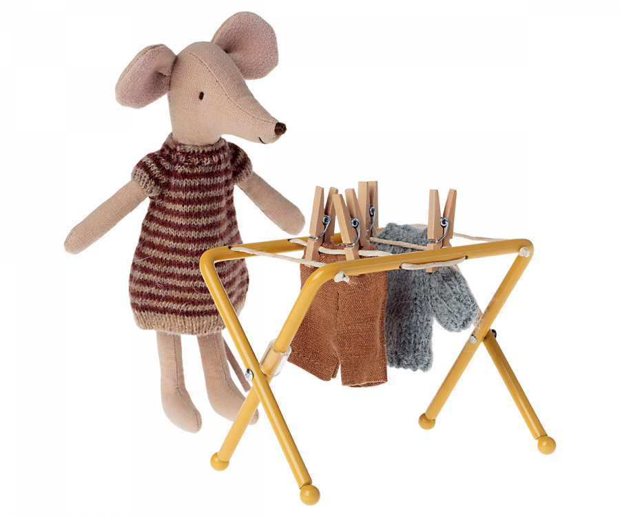 Maileg Drying Rack, Mouse