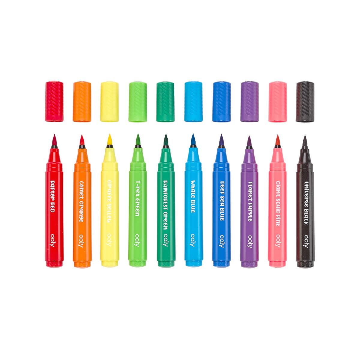 Big Bright Brush Markers- set of 10