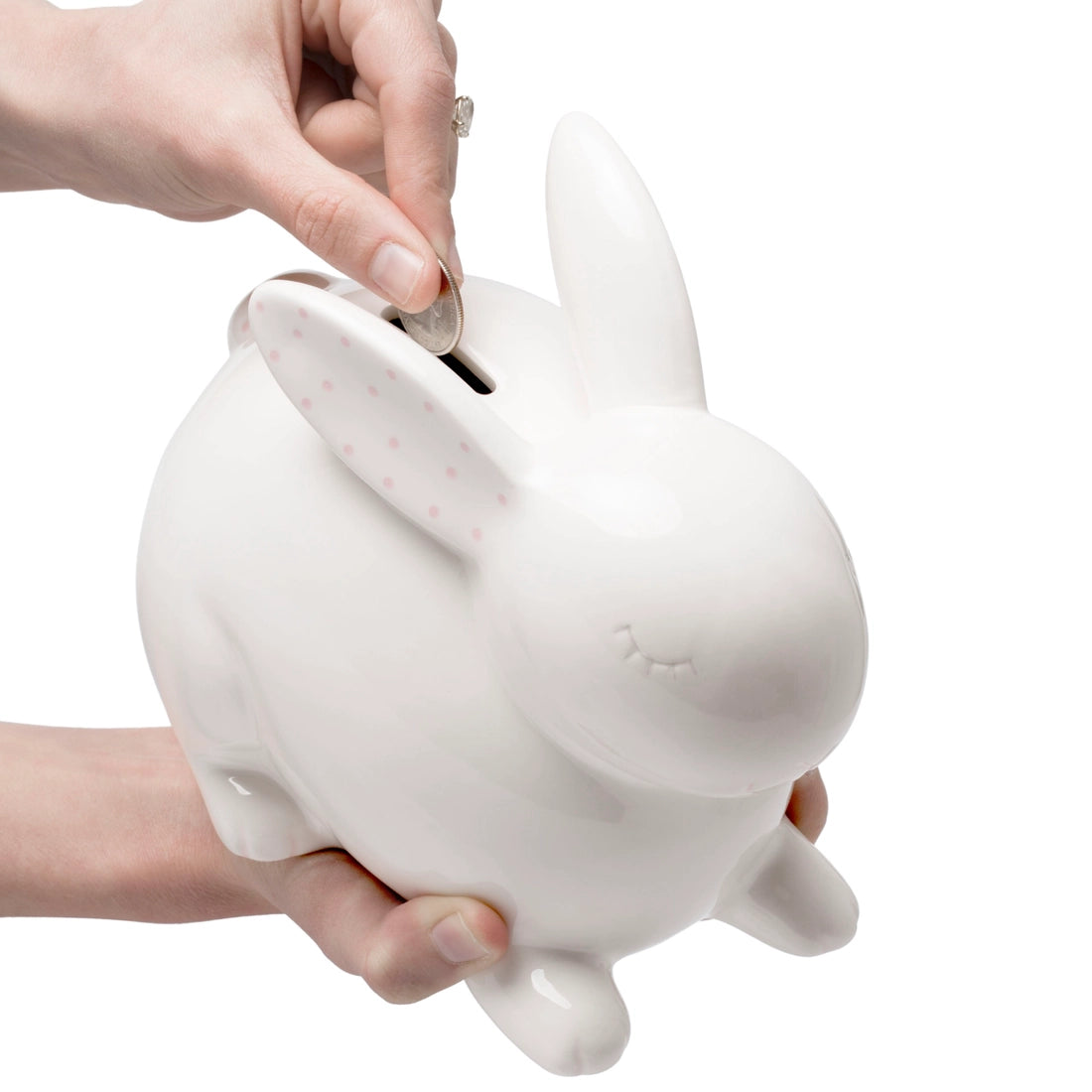 Ceramic Bunny Bank