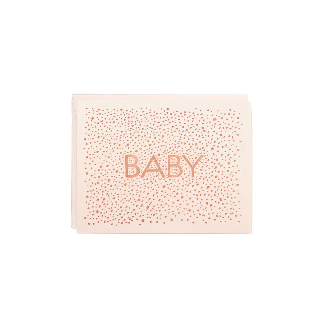 Baby Dots Blush - Card