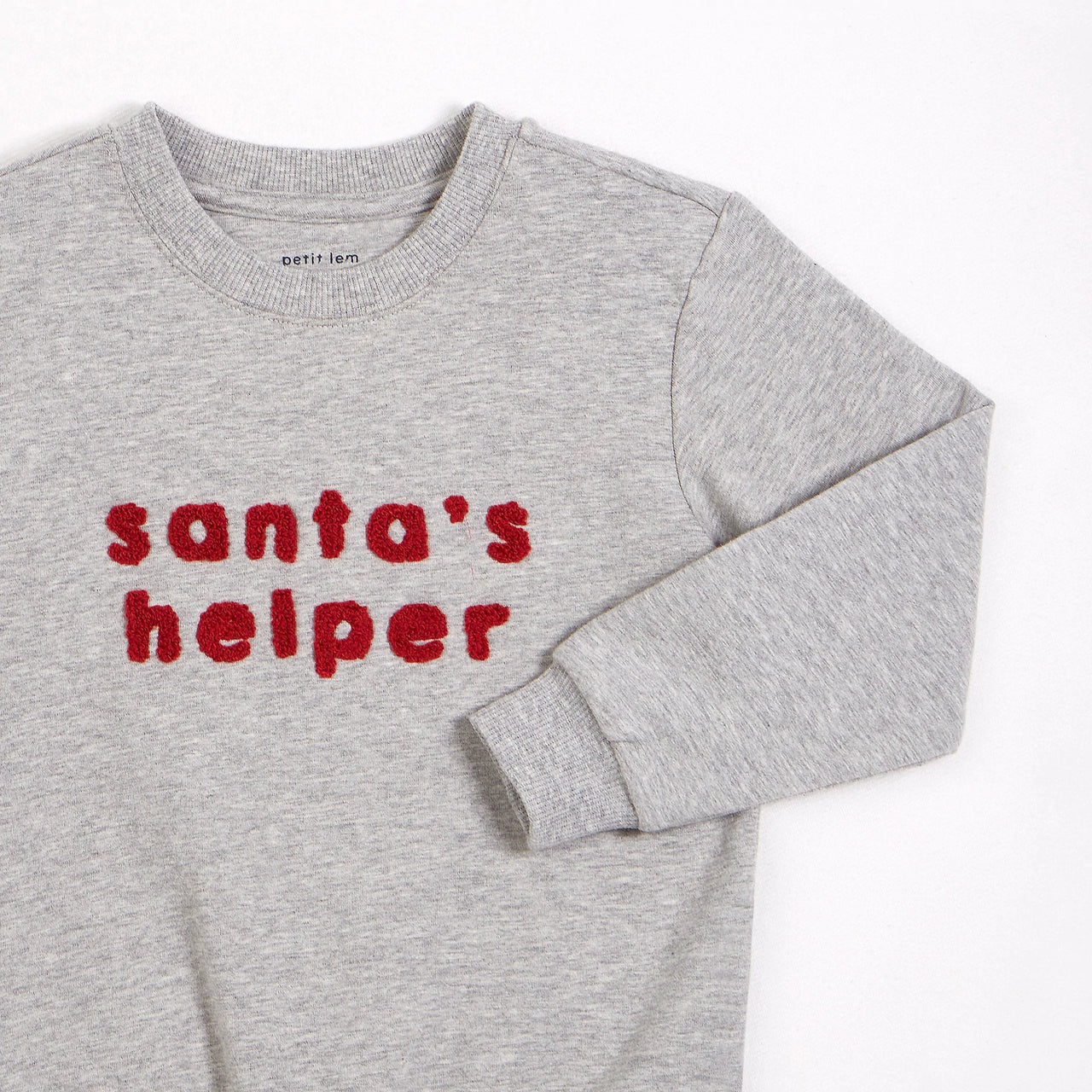 Santa's Helper Grey Sweatshirt