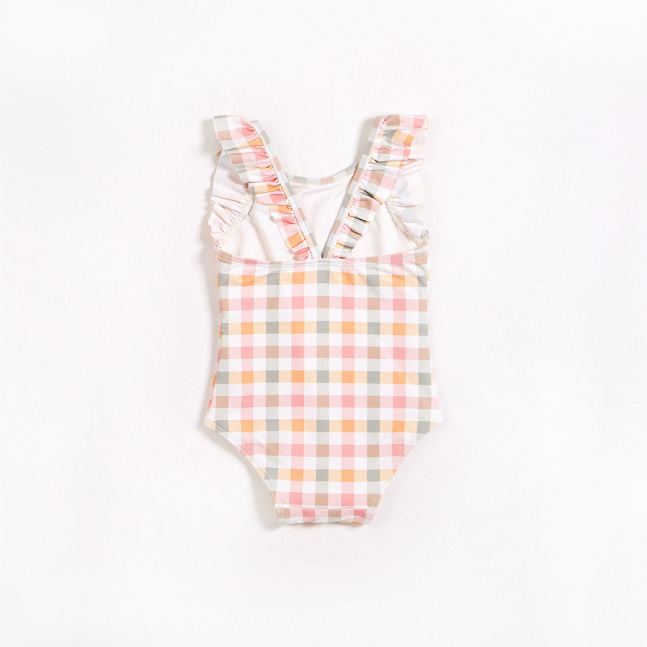 Summer Gingham One-Piece Swimsuit