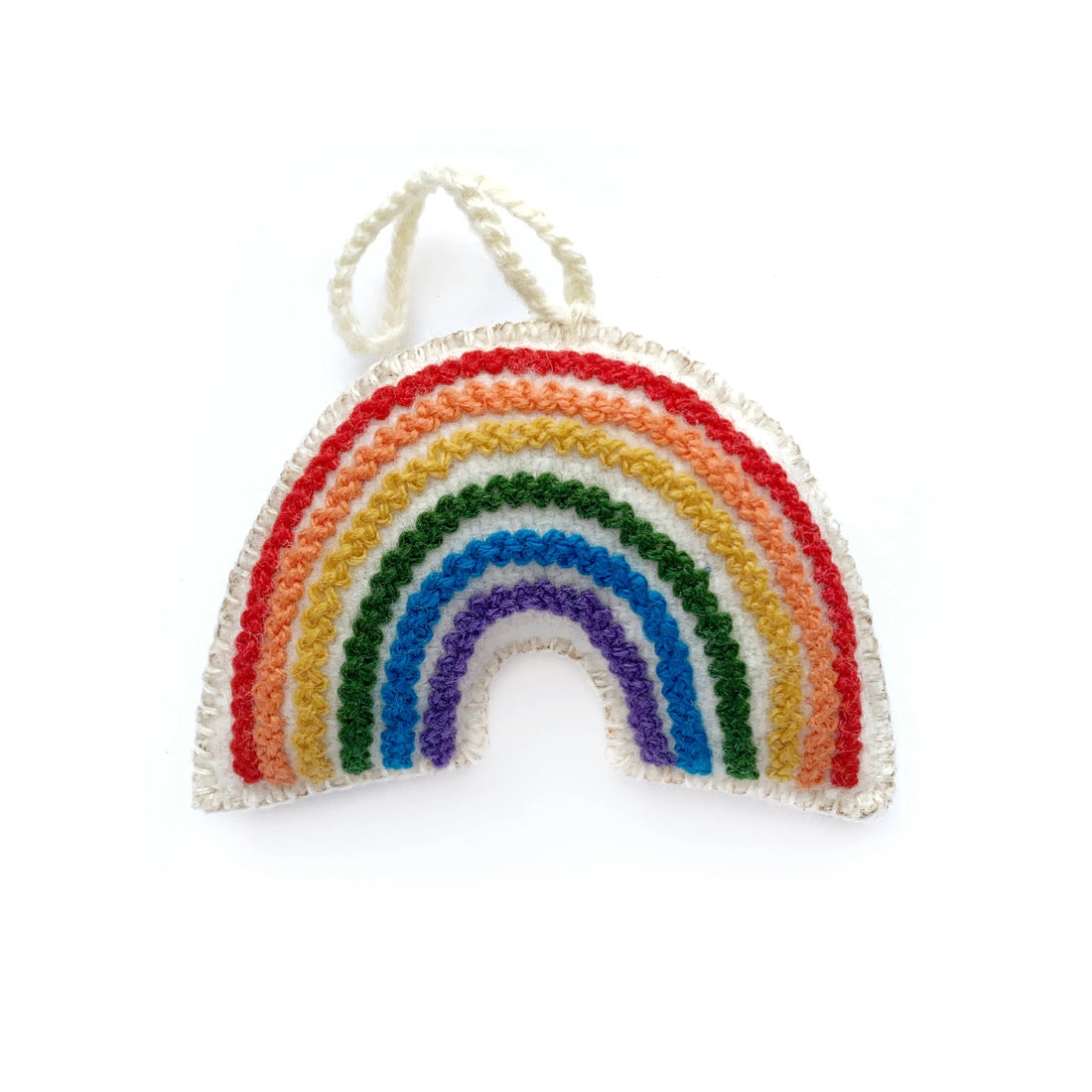 Rainbow Felt Ornament